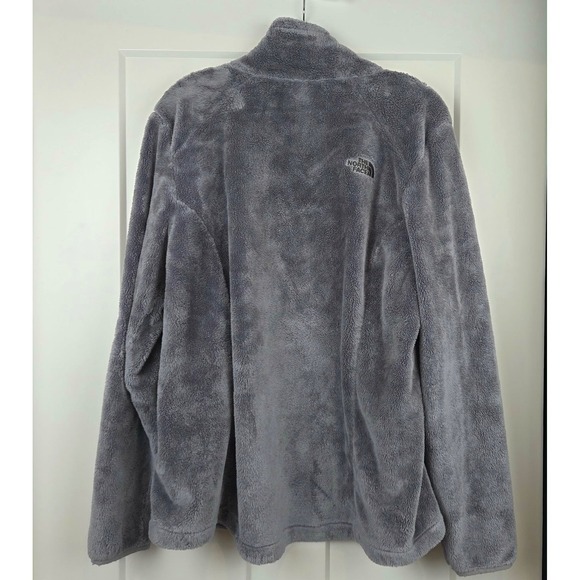 The North Face Womens Fleece Jacket Gray Zip Up Cozy Warm Outerwear Size XL - Picture 2 of 12